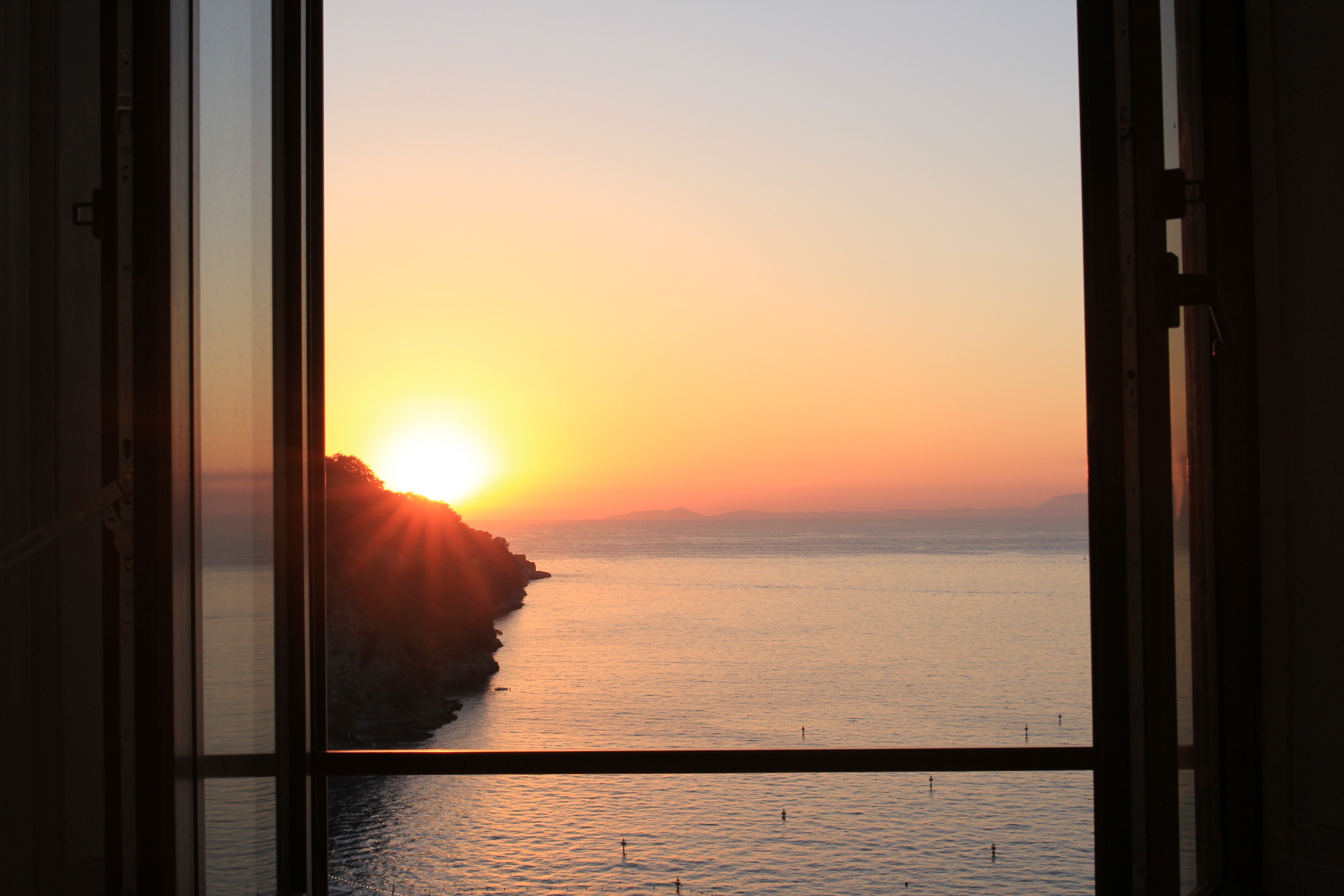 Actual dorm room in Sorrento.